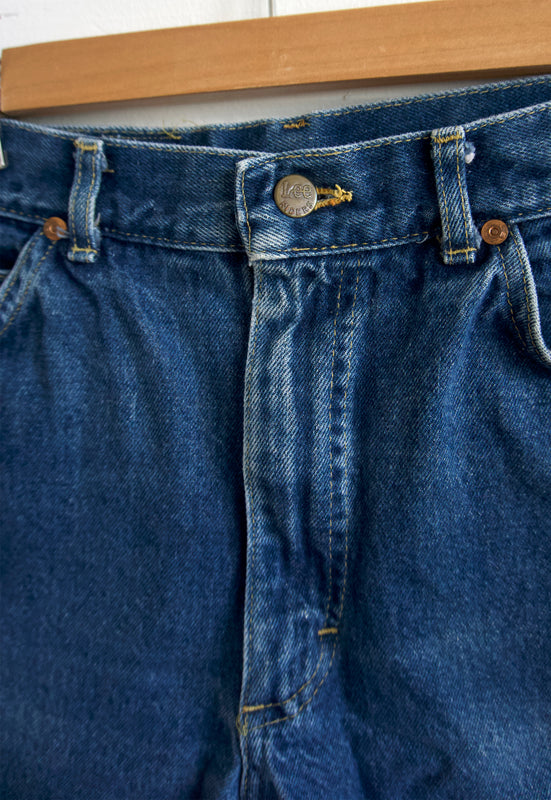 Vintage Lee Rider Cutoff High Rise, Longer Leg Jean Shorts