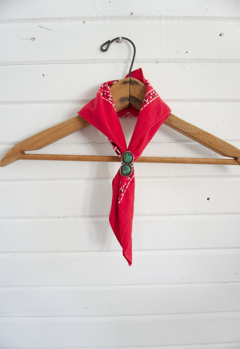 Mid Century Modern Classic Red Ranch Bandana