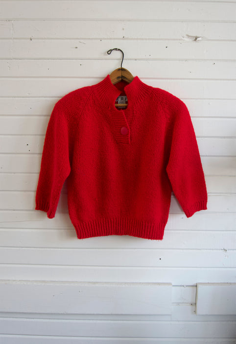 Vintage Toi 80s Red Sweater