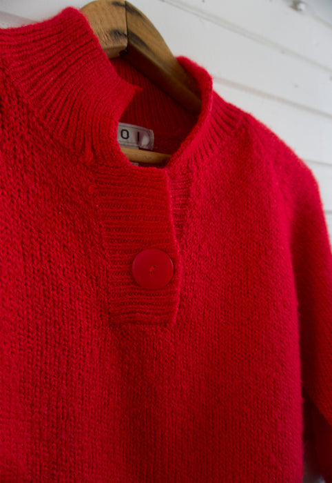 Vintage Toi 80s Red Sweater