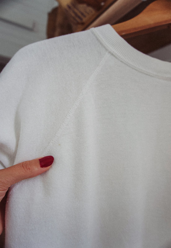 Christie Araujo Idylwild Vintage Sasson Athletic Club Short Sleeve Raglan Sweatshirt