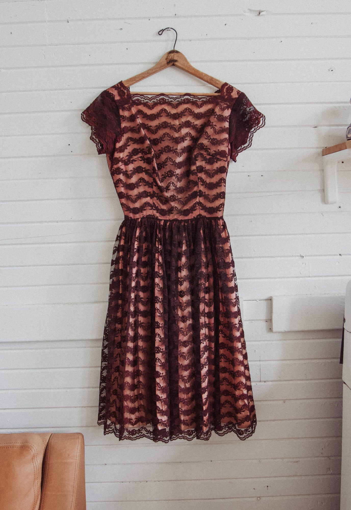 burgundy 1950s dress velvet trim burgundy dress
