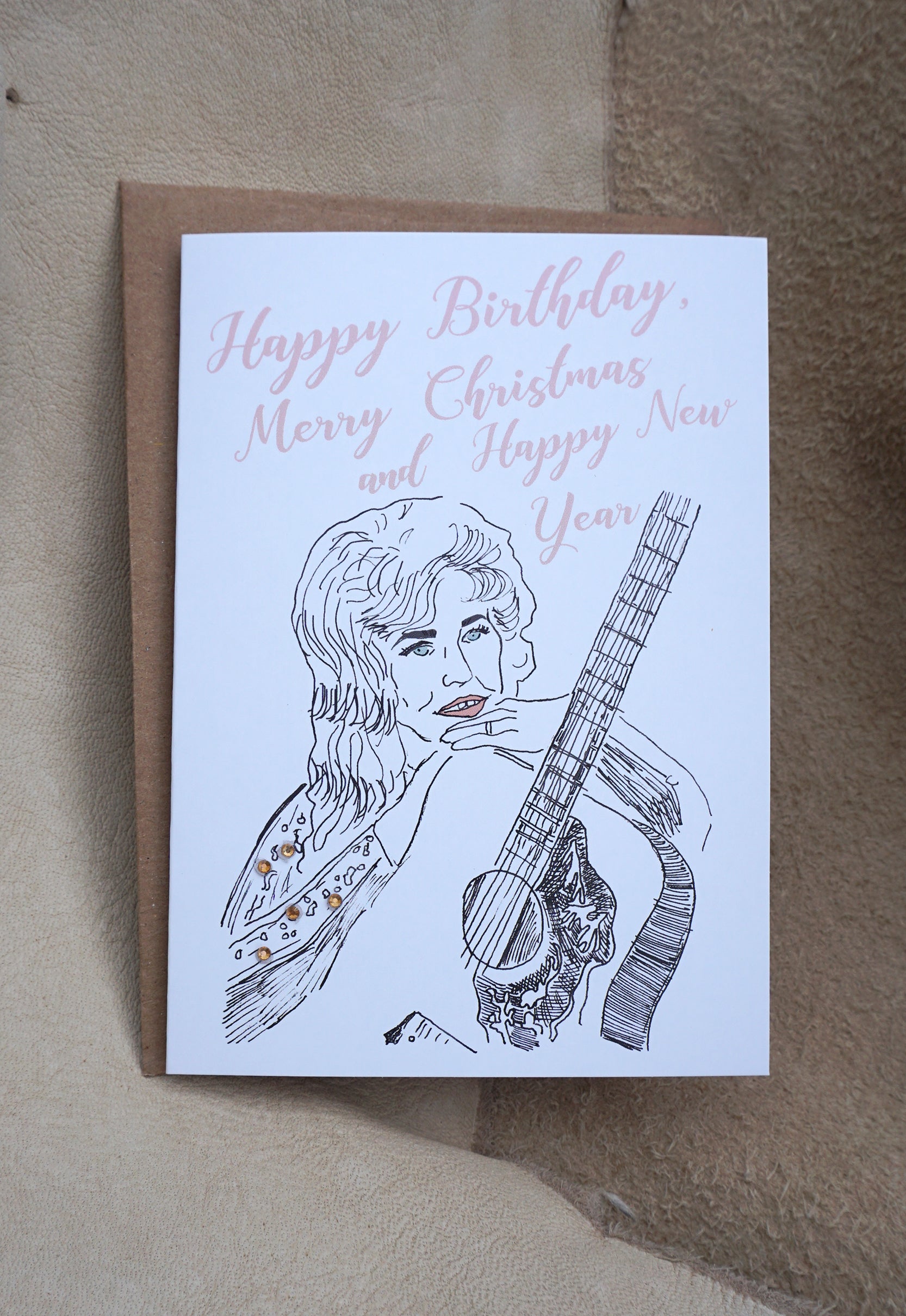 Happy Birthday, Merry Christmas & Happy New Year - Greeting Card
