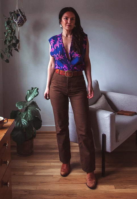 Idylwild Vintage Americana Inspired Saddleback Palomino Pants Christie Araujo