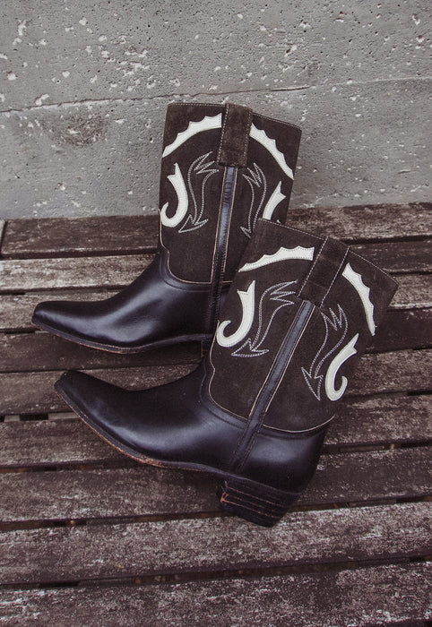 Idylwild Vintage handmade children's leather cowboy boots