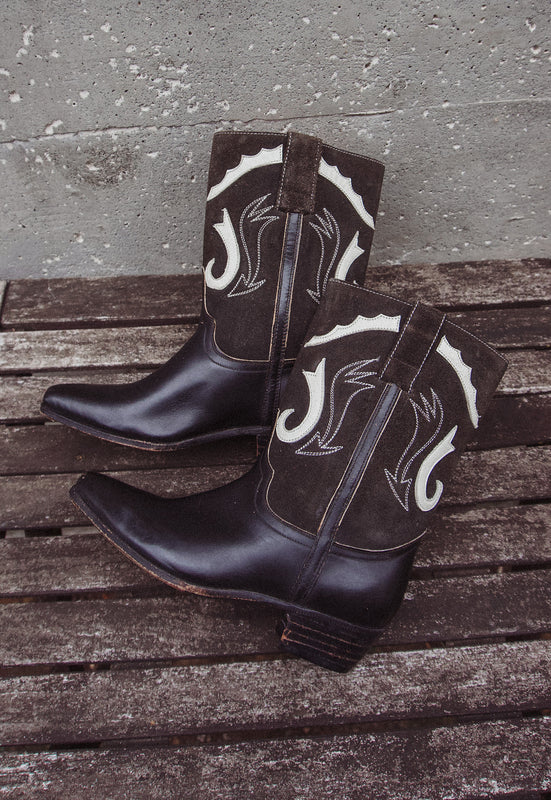 Idylwild Vintage handmade children's leather cowboy boots