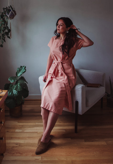 Idylwild Vintage Homemade Peach House Dress Christie Araujo