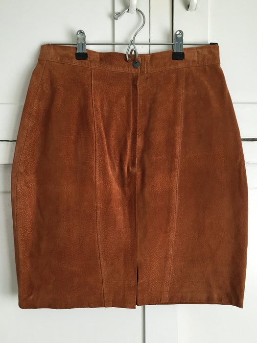 Idylwild Vintage Suede Miniskirt