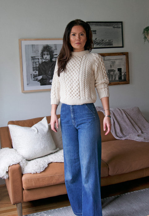 Shrunken Vintage Fisherman's Sweater Christie Araujo