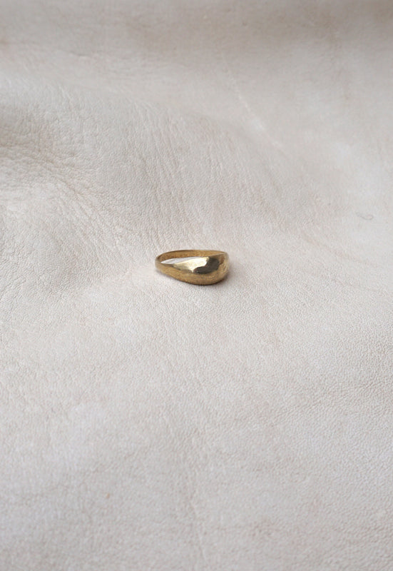 Mountainside Made Jewelry Brass Cairo Bump Pinky Ring