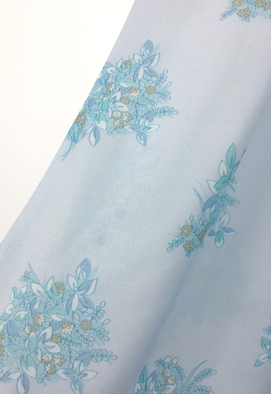 Cornflower Blue Floral Smocked Peasant Dress Idylwild Cornflower Blue Floral Smocked Peasant Dress Idylwild